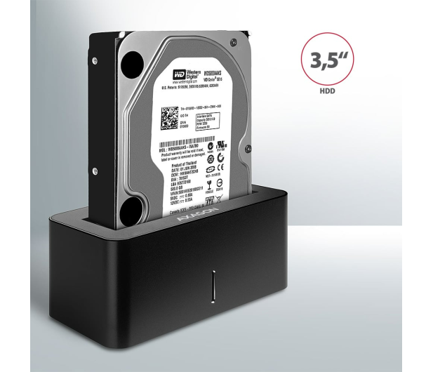 Axagon ADSA-SN, USB 5Gbps - SATA 6G, 2.5"/3.5" SSD/HDD COMPACT - 1353416 - zdjęcie 5